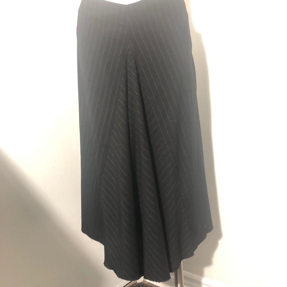 Beautiful black n grey pinstripe skirt